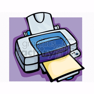 printer4131 clipart. Commercial use image # 135732
