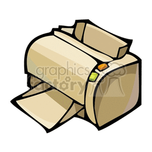 printer8121 clipart. Commercial use image # 135744