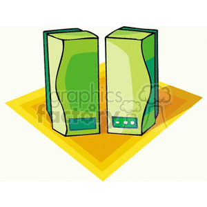   computer computers speaker speakers business electronics digital  speackers2.gif Clip Art Business Computers 