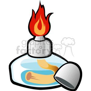 gas candle clipart. Commercial use image # 136398