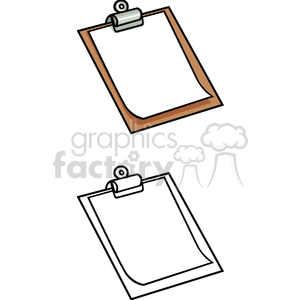 clipboard clipart. Commercial use image # 136438