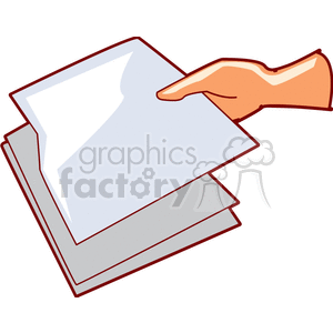 paper203 clipart. Commercial use image # 136539