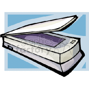 scanner clipart. Commercial use image # 136594