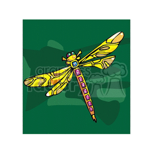 broochdragonfly clipart. Commercial use image # 137636
