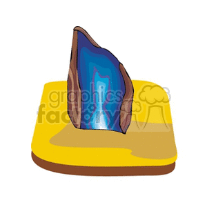 agate stone stones jewels mineral minerals Clip Art Clothing Jewelry centerpiece nick nack sandstone geode blue