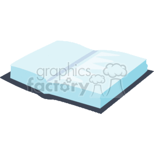 A Thick Open Book clipart. Commercial use image # 138581