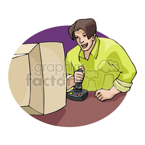 videogamer clipart. Commercial use image # 140260