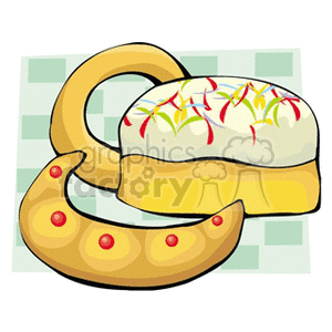  dessert food cake cakes  bread3.gif Clip Art Food-Drink Bakery doughnuts assortment sprinkles
