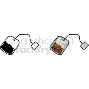 tea bags clipart. Commercial use image # 141598