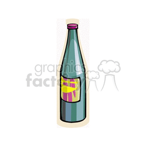   alcohol beverage beverages drink drinks bottle bottles wine  bottle.gif Clip Art Food-Drink Drinks 