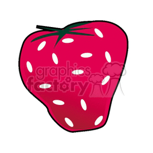   fruit food strawberry strawberries  STRAWBERRY01.gif Clip Art Food-Drink Fruit 