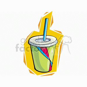   fruit food juice cup beverage beverages drink drinks straw straws pop soda  juice9121.gif Clip Art Food-Drink Fruit 