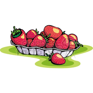   fruit food strawberry strawberries  strawberry131.gif Clip Art Food-Drink Fruit 
