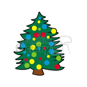 CHRISTMASTREE01 clipart. Commercial use image # 142821
