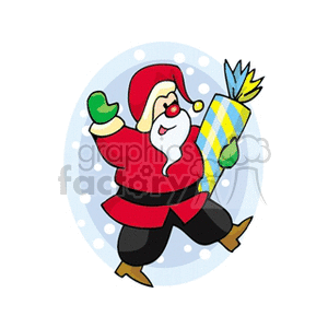   christmas xmas holidays santa claus gift gifts present presents  christmas37.gif Clip Art Holidays Christmas 