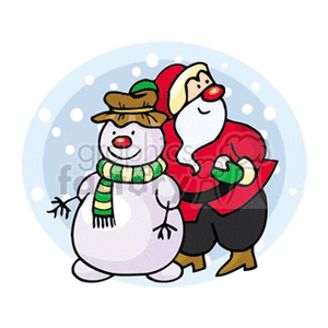   christmas xmas holidays santa claus snowman winter snow  christmas39.gif Clip Art Holidays Christmas 
