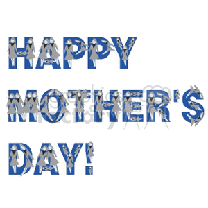 Happy Mother's Day clipart. Commercial use image # 145113