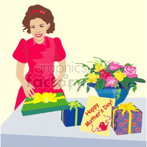   holidays mothers day mother mom mommy gift gifts  mother008.gif Clip Art Holidays Mothers Day 