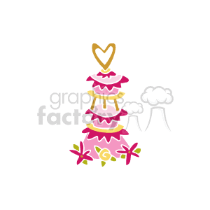 Wedding cake clipart. Royalty-free image # 146110