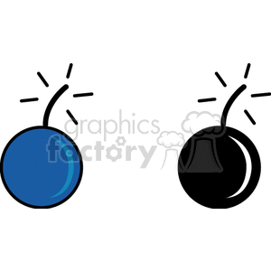 smoke bombs clipart. Commercial use image # 146277
