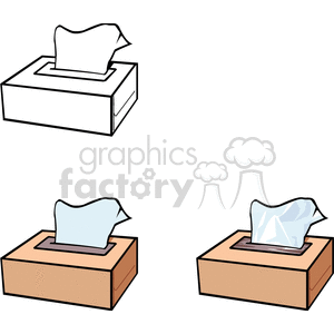 Tissue boxes clipart. Royalty-free image # 146283
