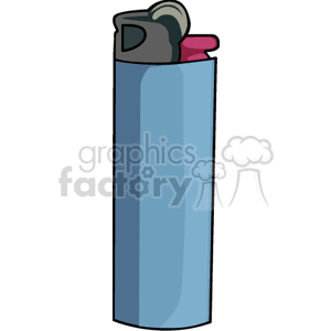 Blue lighter clipart. Royalty-free image # 146285