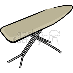   ironing board iron laundry clothes wrinkle wrinkles Clip Art Household 