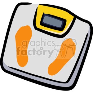 clipart - White Weight Scale.
