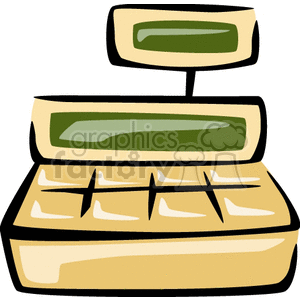 Cah register clipart. Commercial use image # 146309