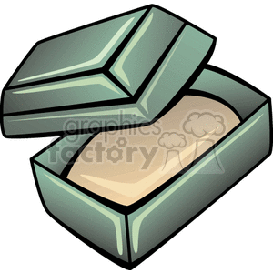 Soap in a box clipart. Royalty-free image # 146317
