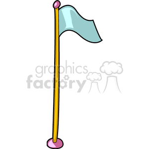 Flag Pole clipart. Royalty-free image # 146341