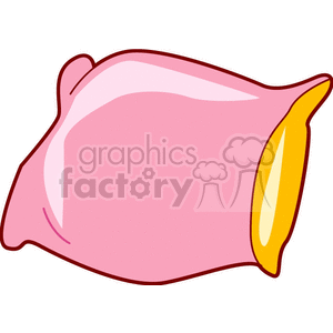 pink pillow  clipart. Commercial use image # 146672