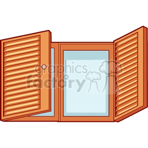   window shutter shutters windows Clip Art Household 