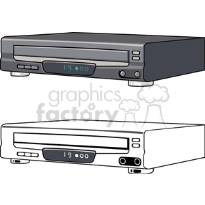   dvd dvds player players  PME0107.gif Clip Art Household Electronics 