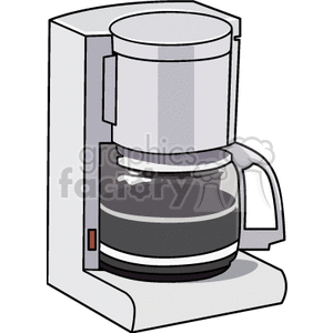   coffee pot maker breakfast caffeine Clip Art Household Electronics 