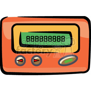   pager pagers beeper beepers Clip Art Household Electronics 