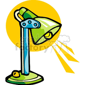 desk-lamp clipart. Royalty-free image # 147193