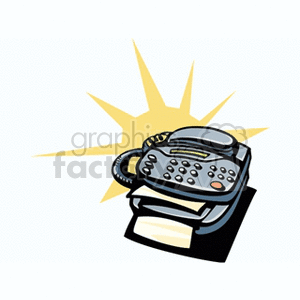 phone9131 clipart. Commercial use image # 147401