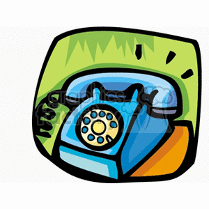 rotary phone clipart. Royalty-free image # 147429