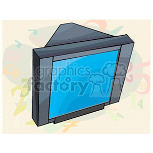 tvset6 clipart. Commercial use image # 147486