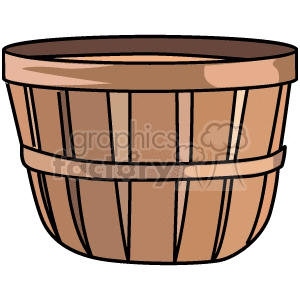 wicker basket clipart. Commercial use image # 147584
