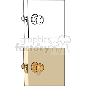   door knob doors doorknob doorknobs Clip Art Household Interior 