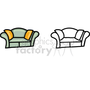  chair chairs furniture  PHI0107.gif Clip Art Household Interior 