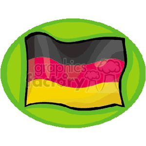 The Greman Flag clipart. Royalty-free image # 148619