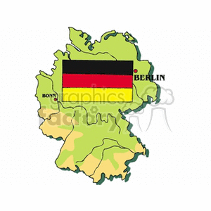 germany flag and country clipart. Royalty-free image # 148621
