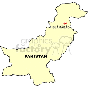   map maps pakistan  mappakistan.gif Clip Art International Maps 