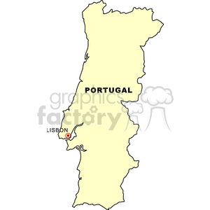   map maps portugal  mapportugal.gif Clip Art International Maps 