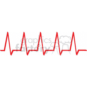  ekgs ekg   ekg002 Clip Art Medical red heart rate beat graph