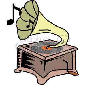   music instruments record player players  Music021.gif Clip Art Music 