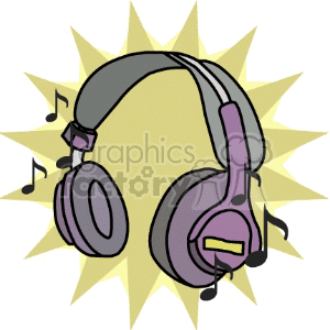  music headphones headphone  Music023.gif Clip Art Music 